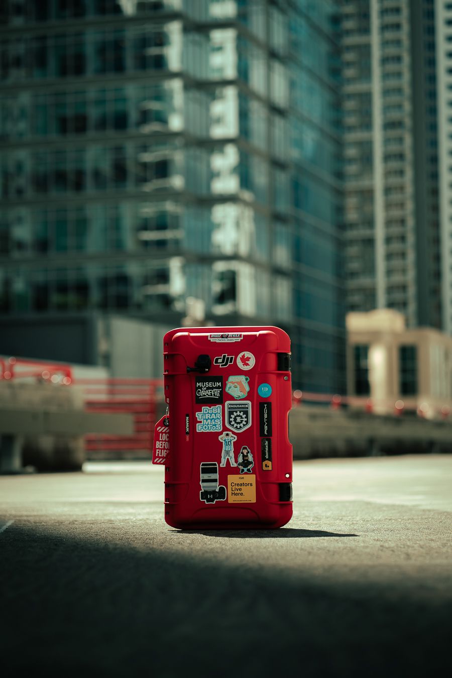 Red Nanuk 935 protective case for Miami photographer gear — durable storage for cinematic photography and videography