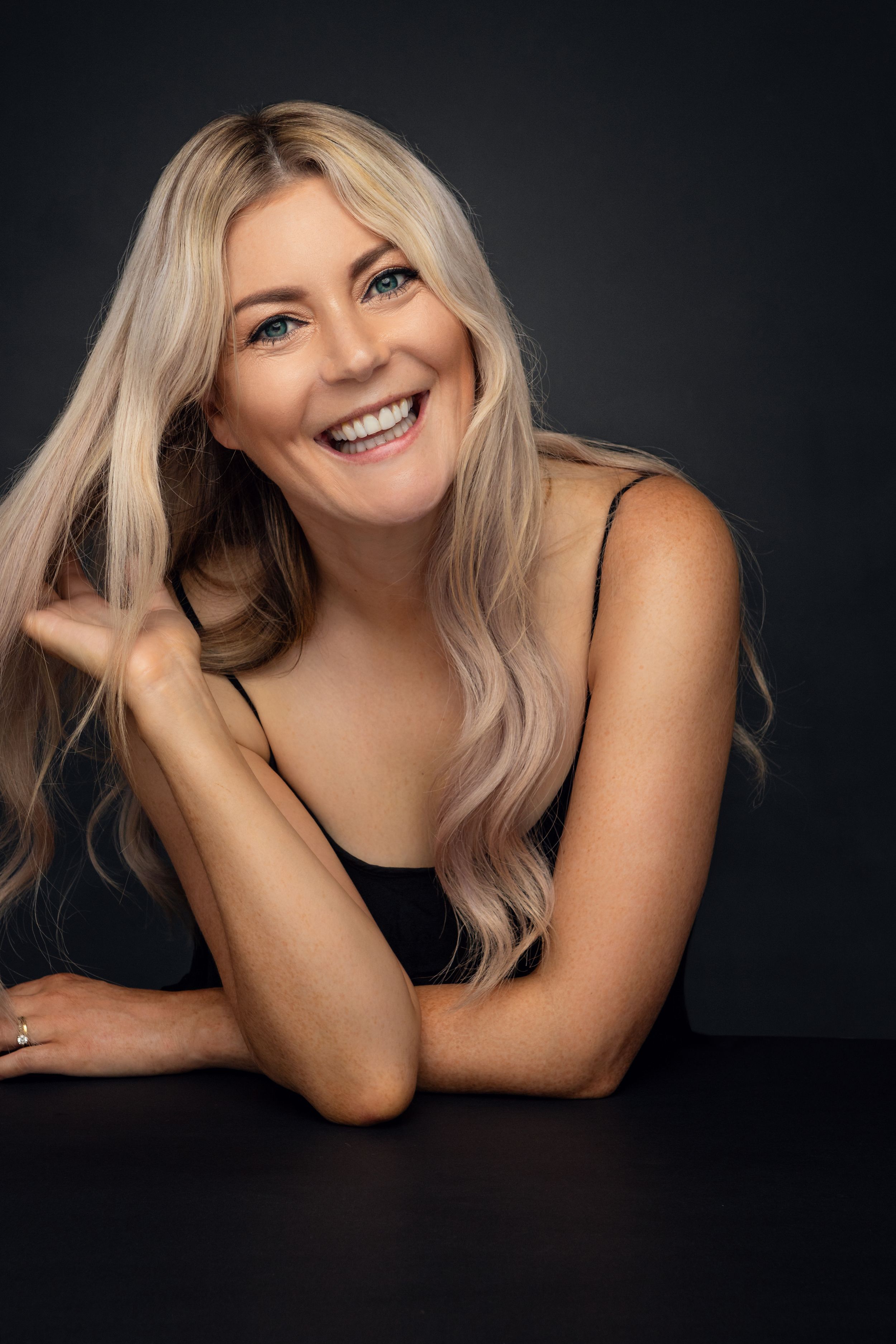 Elegant studio portrait designed to empower and celebrate women