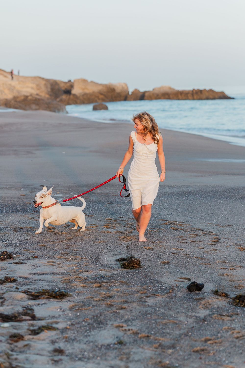 Outdoor graduation portraits of a Royal High School graduate at Leo Carrillo State Beach, Los Angeles County.