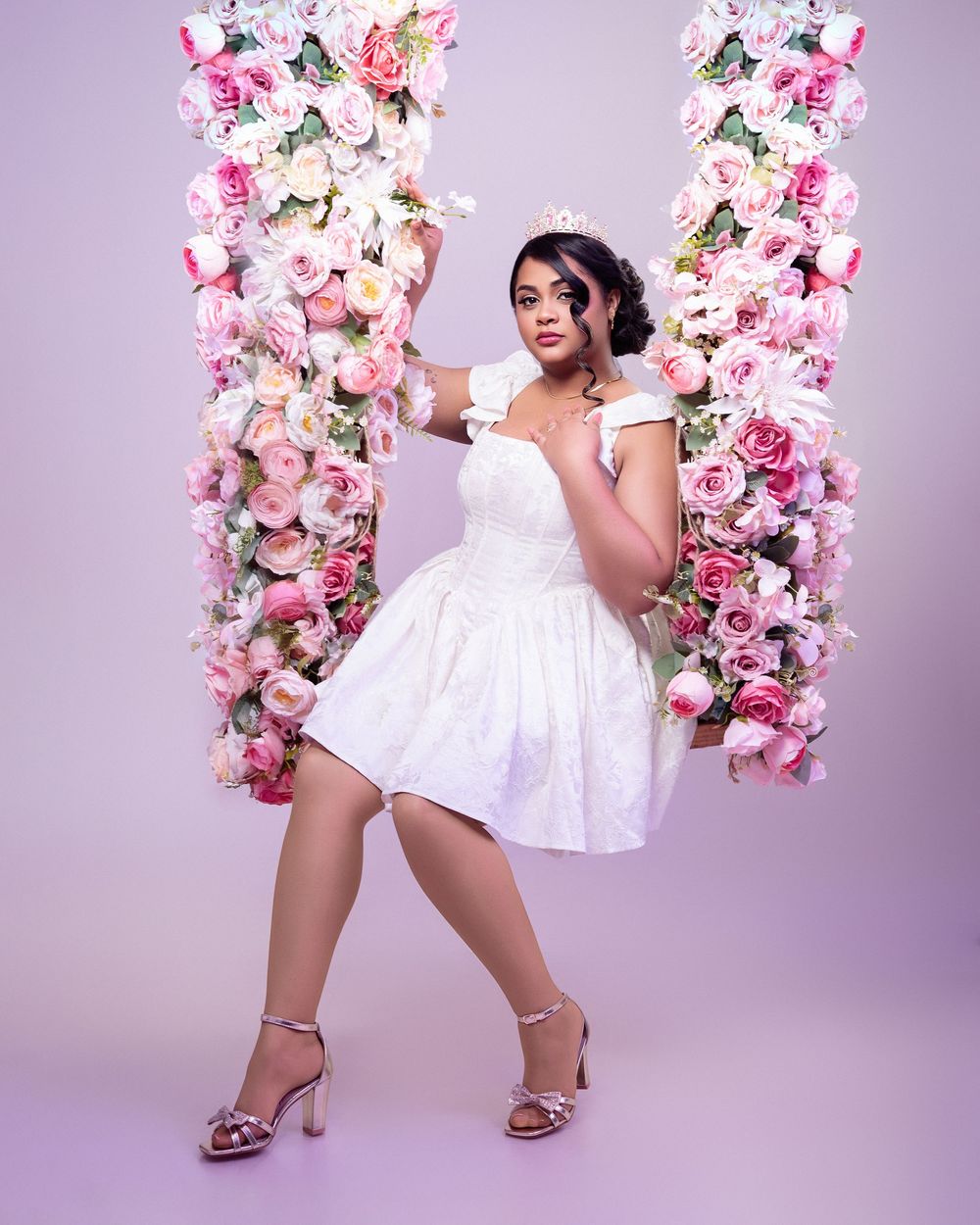 Sesión de  fotos graduación, cumpleaños, eventos exterior, estudio flores