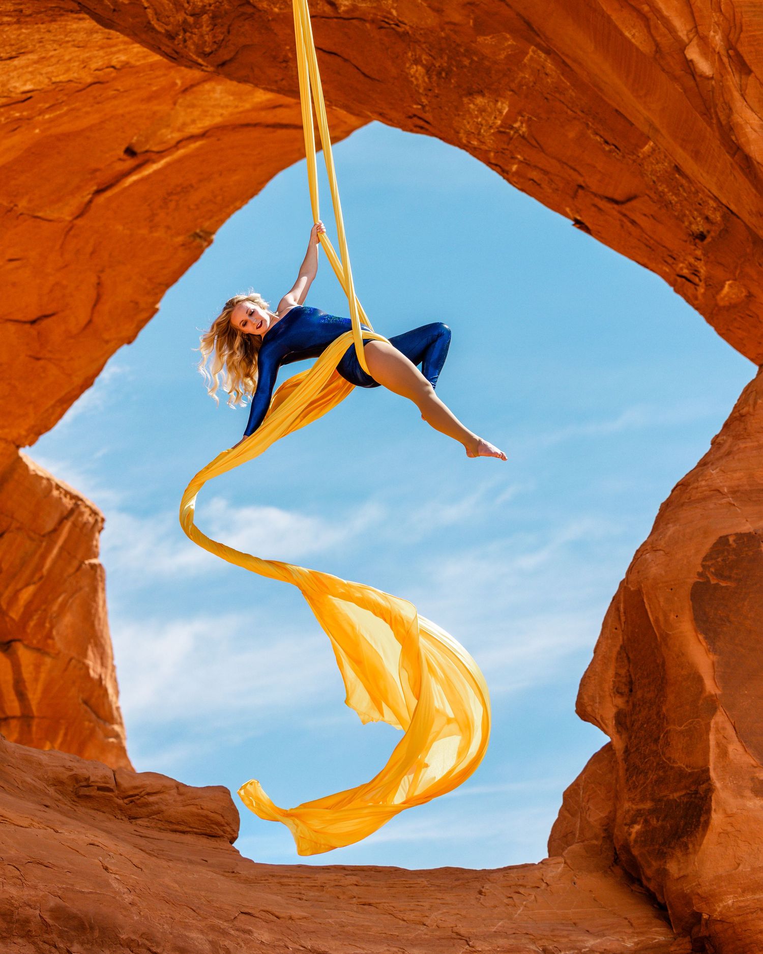 ethereal desert photography, elegant movement in nature, fine art aerial photography, dramatic desert lighting