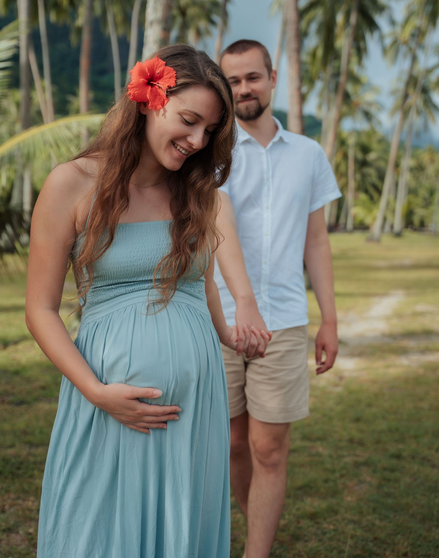 Maternity photoshoot Moorea