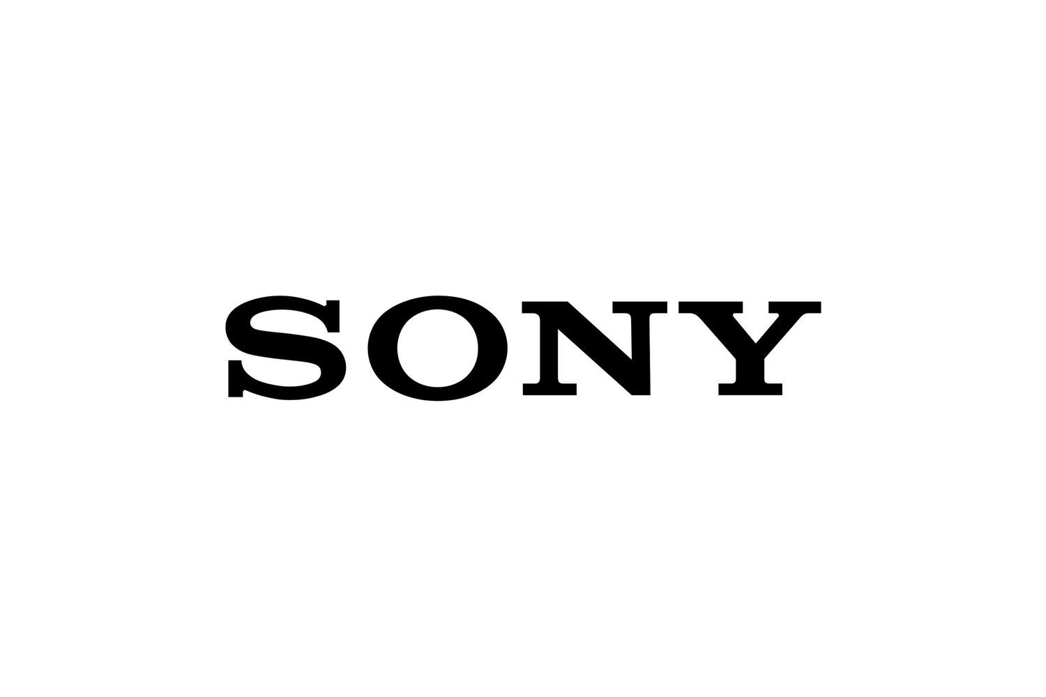 A Sony logo appears in black text against a white background.