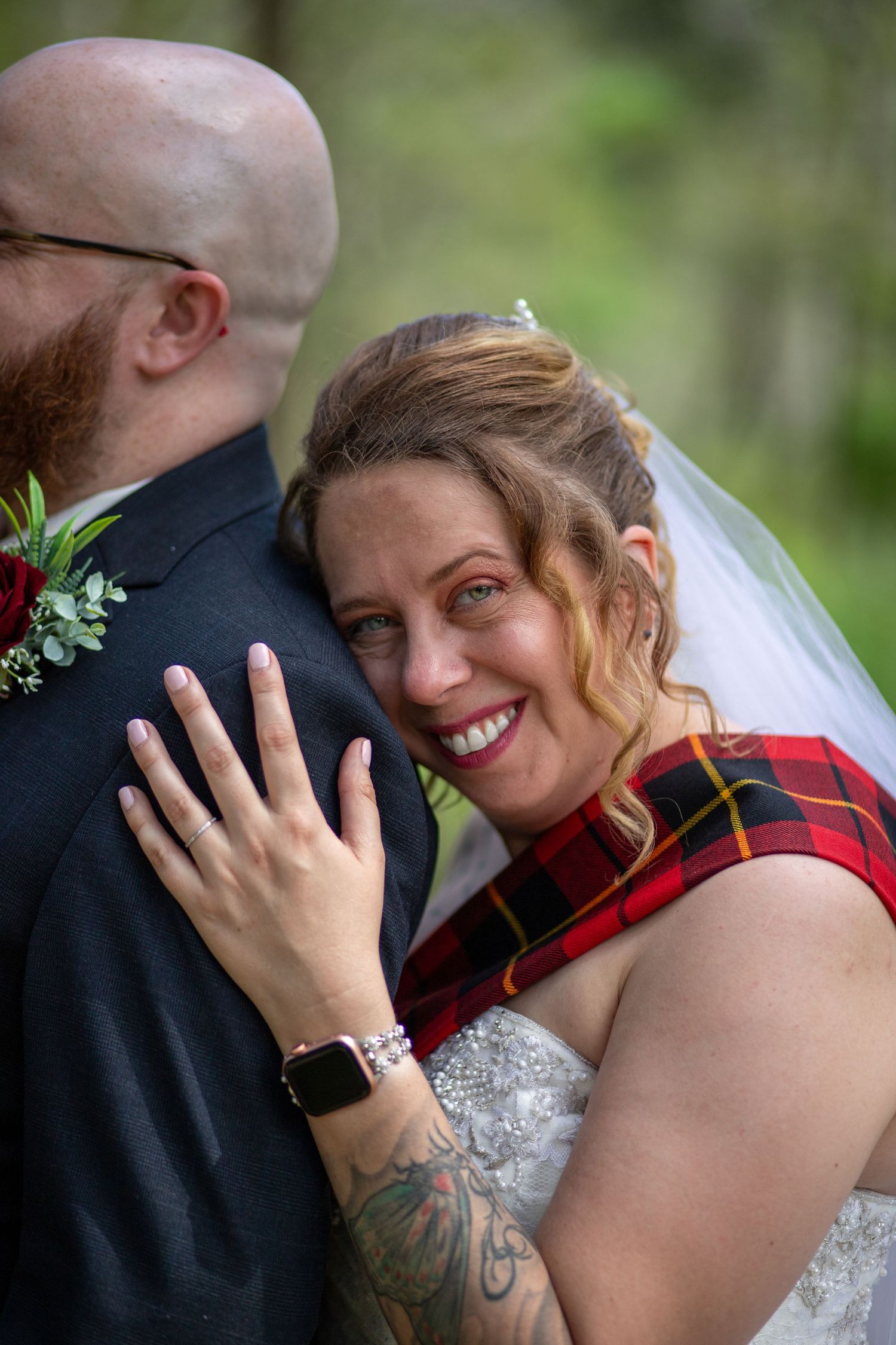 This couple traveled far to come celebrate their love for one another!