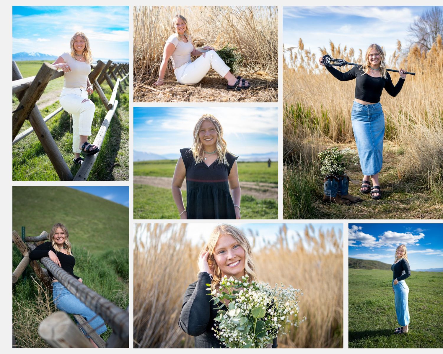 Spring time senior session at Tunnel Springs. North Salt lake City, Ut.