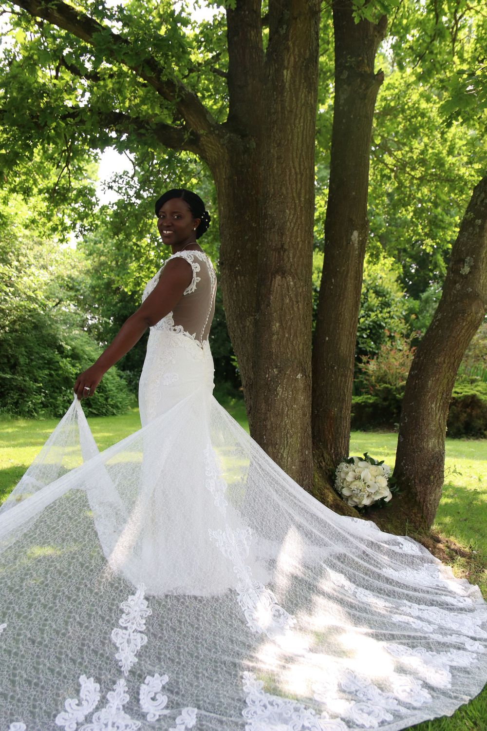 Bride in wedding dress by H&H Photography, hhphotographyuk.com