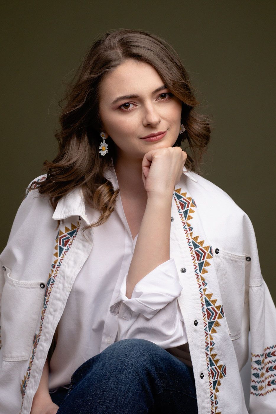 Portret personal branding, portret artistic in studioul Portretul Tau