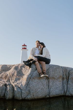 Peggy's Cove Sunset Couple's Session, Nova Scotia, Halifax Photographer, Nova Scotia Photographer