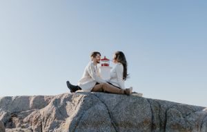 Peggy's Cove Sunset Couple's Session, Nova Scotia, Halifax Photographer, Nova Scotia Photographer