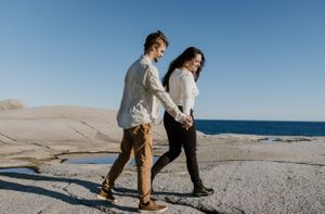 Peggy's Cove Sunset Couple's Session, Nova Scotia, Halifax Photographer, Nova Scotia Photographer