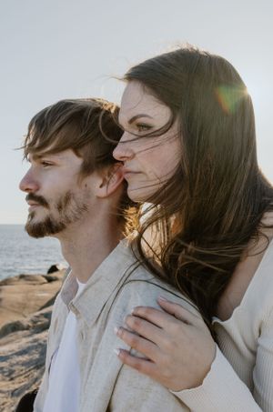 Peggy's Cove Sunset Couple's Session, Nova Scotia, Halifax Photographer, Nova Scotia Photographer