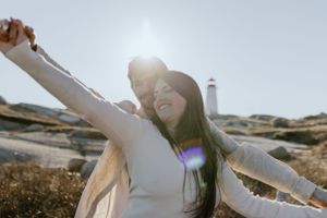 Peggy's Cove Sunset Couple's Session, Nova Scotia, Halifax Photographer, Nova Scotia Photographer
