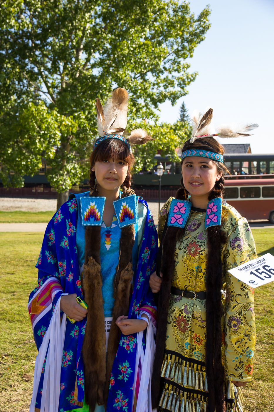 Indigenous Culture-Participants Pre Competition at a PowWow, Calgary