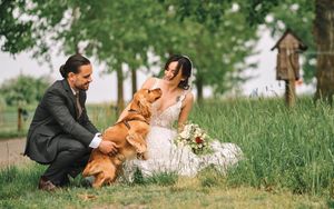 Fotograf za vencanje Srbija Novi Sad  
Wedding photographer 
Mlada i mladoženja sa svojim psom
Wedding session