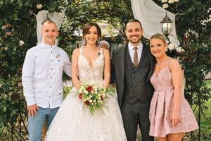 Fotograf za vencanje Srbija Novi Sad  
Wedding photographer 
Mlada i mladoženja 
Fotografije sa gostima