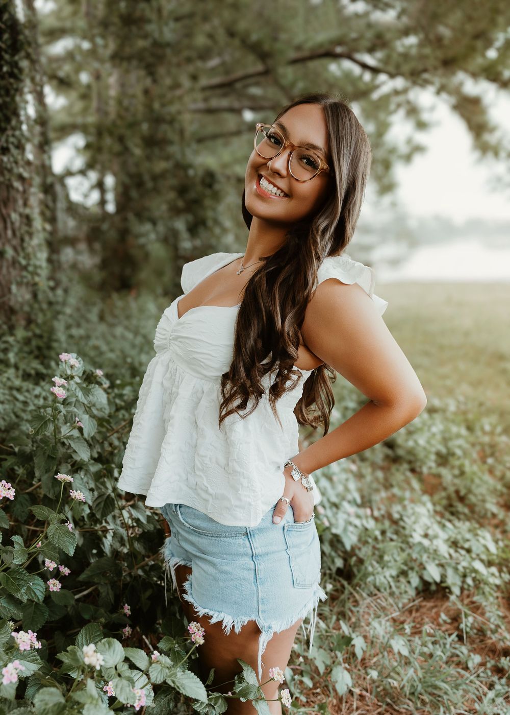 Houston senior photographer editorial style portraits