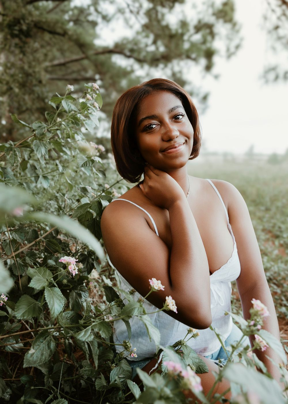 Houston senior photographer editorial style portraits