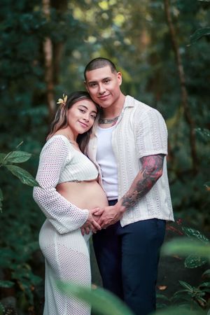 El Yunque Rainforest Maternity Photoshoot. Puerto Rico Photographer. Albert Ray Photo. Pregnancy photos.