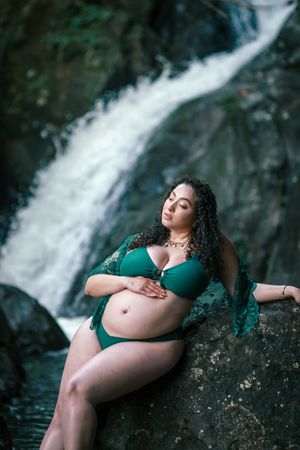 El Yunque Rainforest Maternity Photoshoot. Puerto Rico Photographer. Albert Ray Photo. Pregnancy photos.