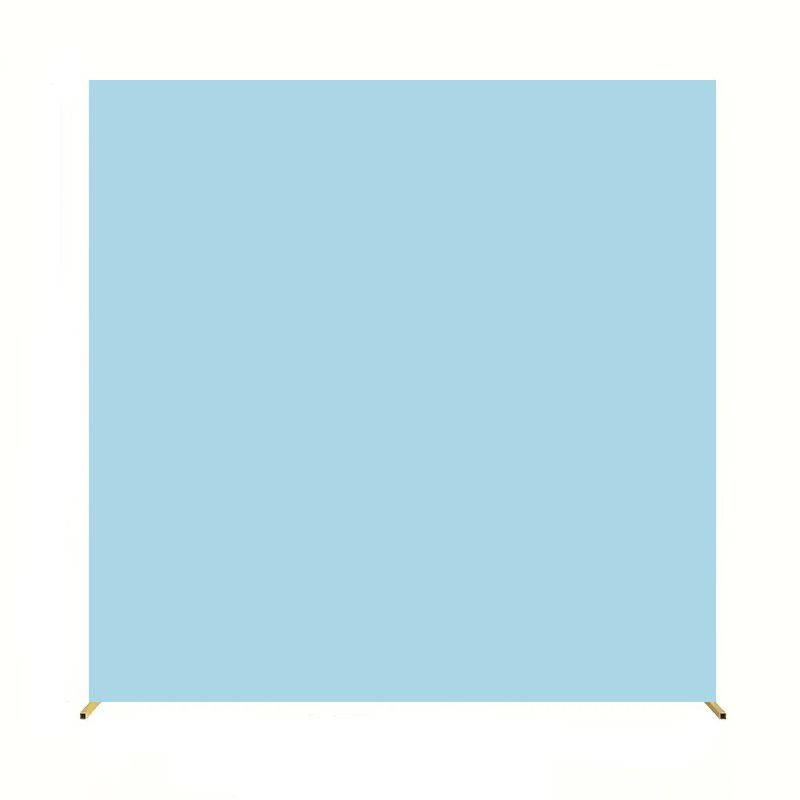 Plain light blue colored backdrop or wall panel with simple design.