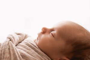 profile photo of baby boy newborn session