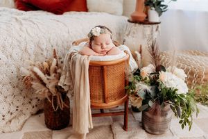 boho baby prop newborn session Urso photography
