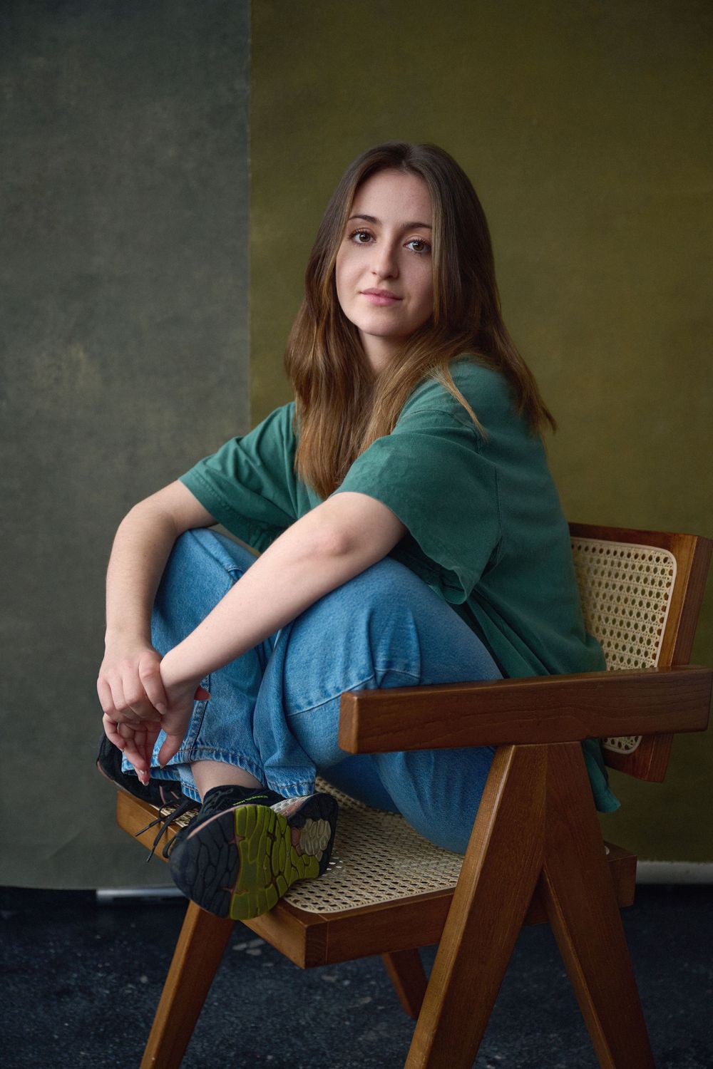 Studio portrait of actor Maia Elsey