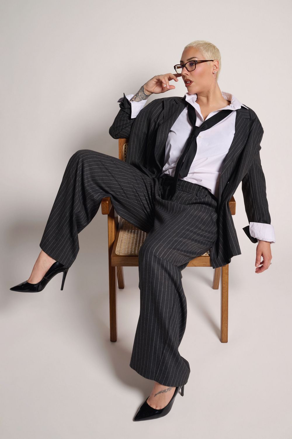 Studio portrait of actor Maaike Verstijnen