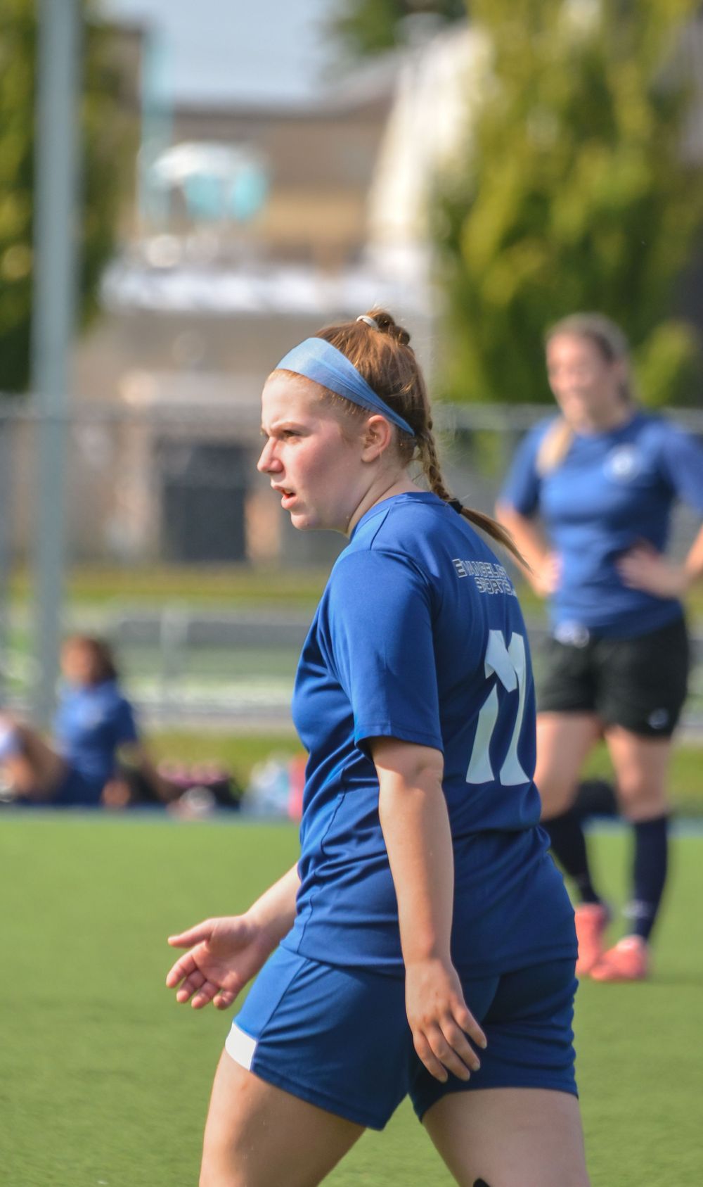 Photographie sportive capturant une joueuse de soccer lors d'un événement sportif en Montérégie, prise par une Photographe événementiel