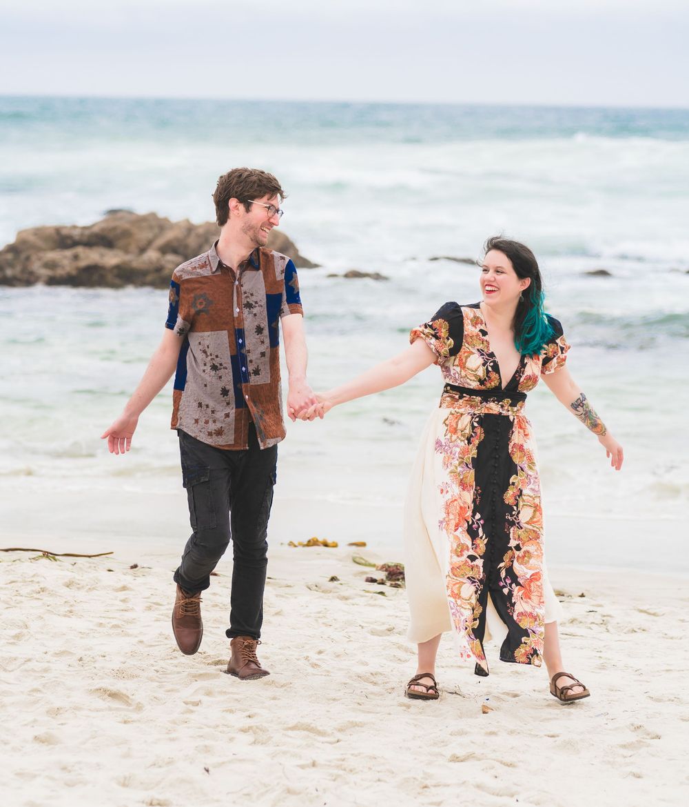 Asilomar Beach Engagement | Pacific Grove, CA