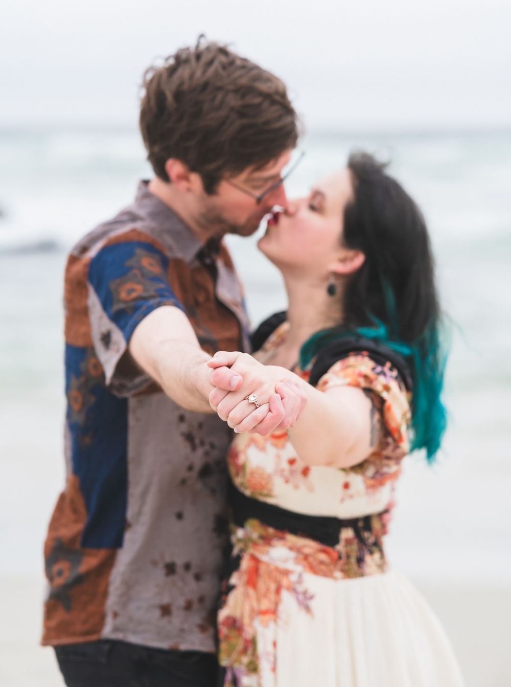 Asilomar Beach Engagement | Pacific Grove, CA