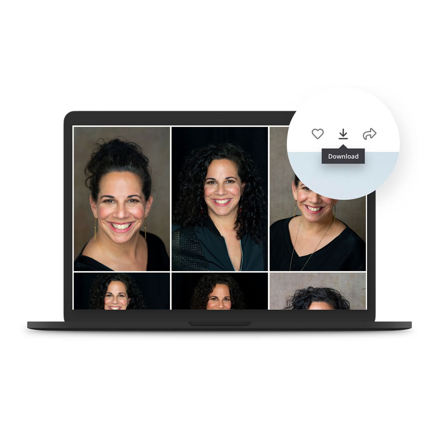 After your photoshoot, you’ll meet with Leah Ramuglia Photography on Zoom to select your favorite headshots & portraits for you to download.
