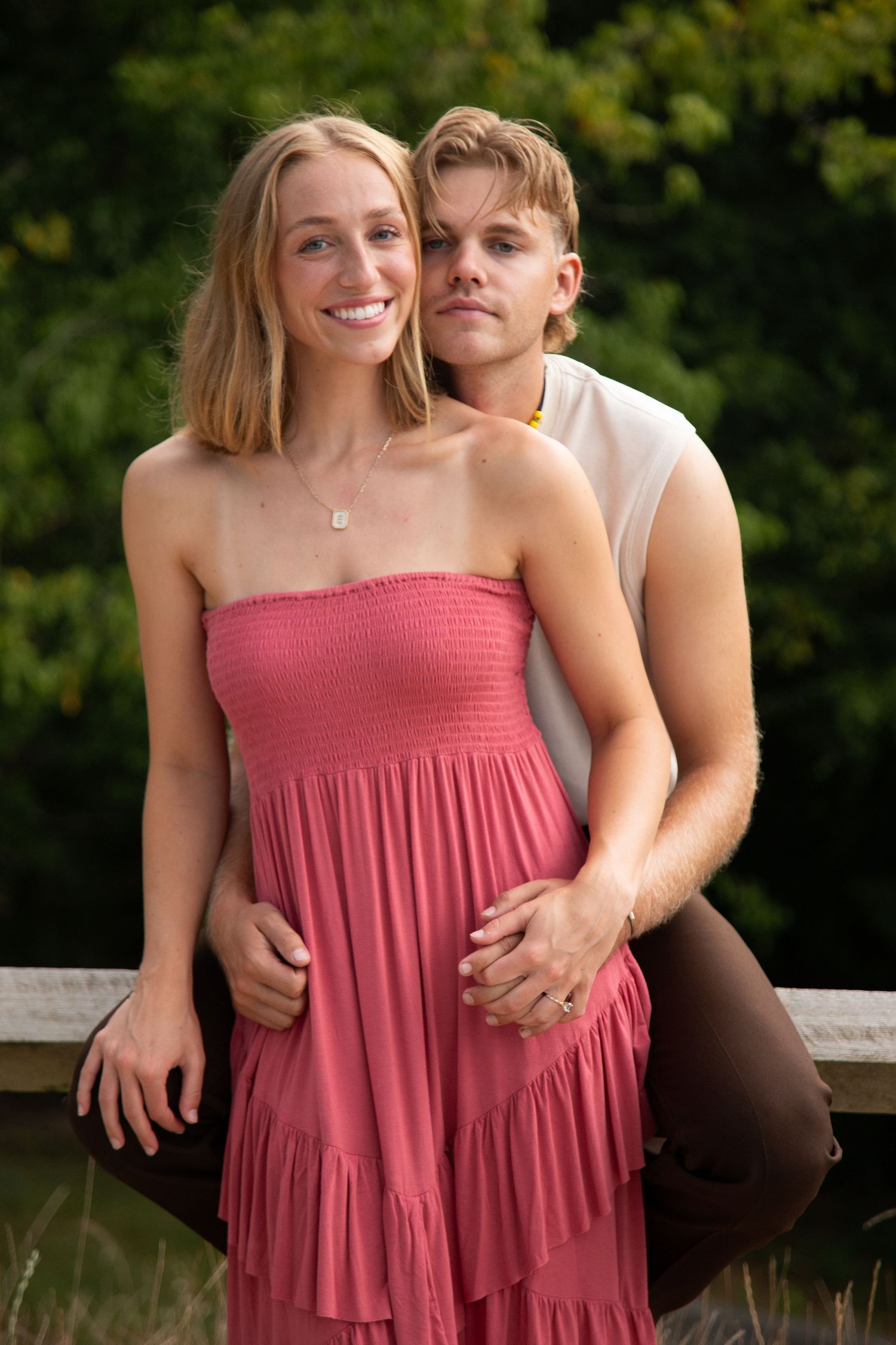Affordable Charlotte engagement photographer | 
Romantic engagement photos | Timeless engagement portraits | Golden hour engagement photos