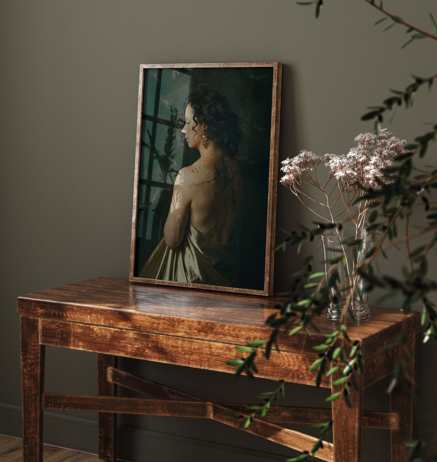 Fine-art portret in baklijst