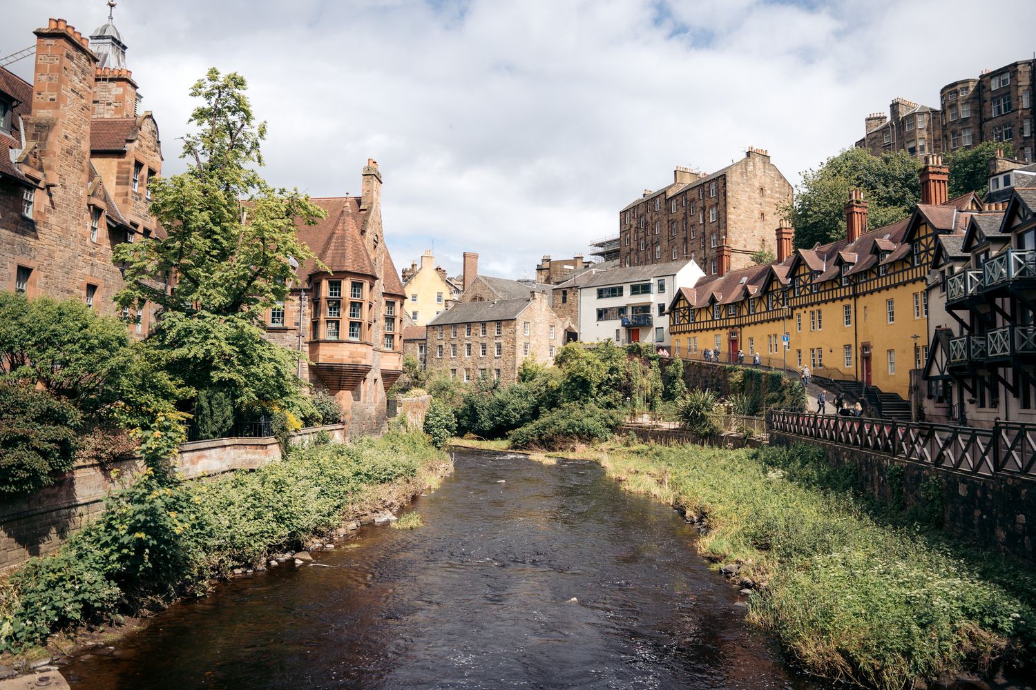 dean village quartier d'edimbourg en ecosse