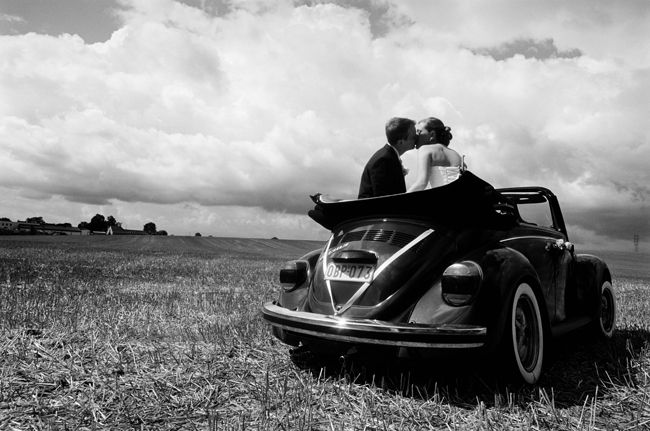 Mariage photo noir & blanc argentique