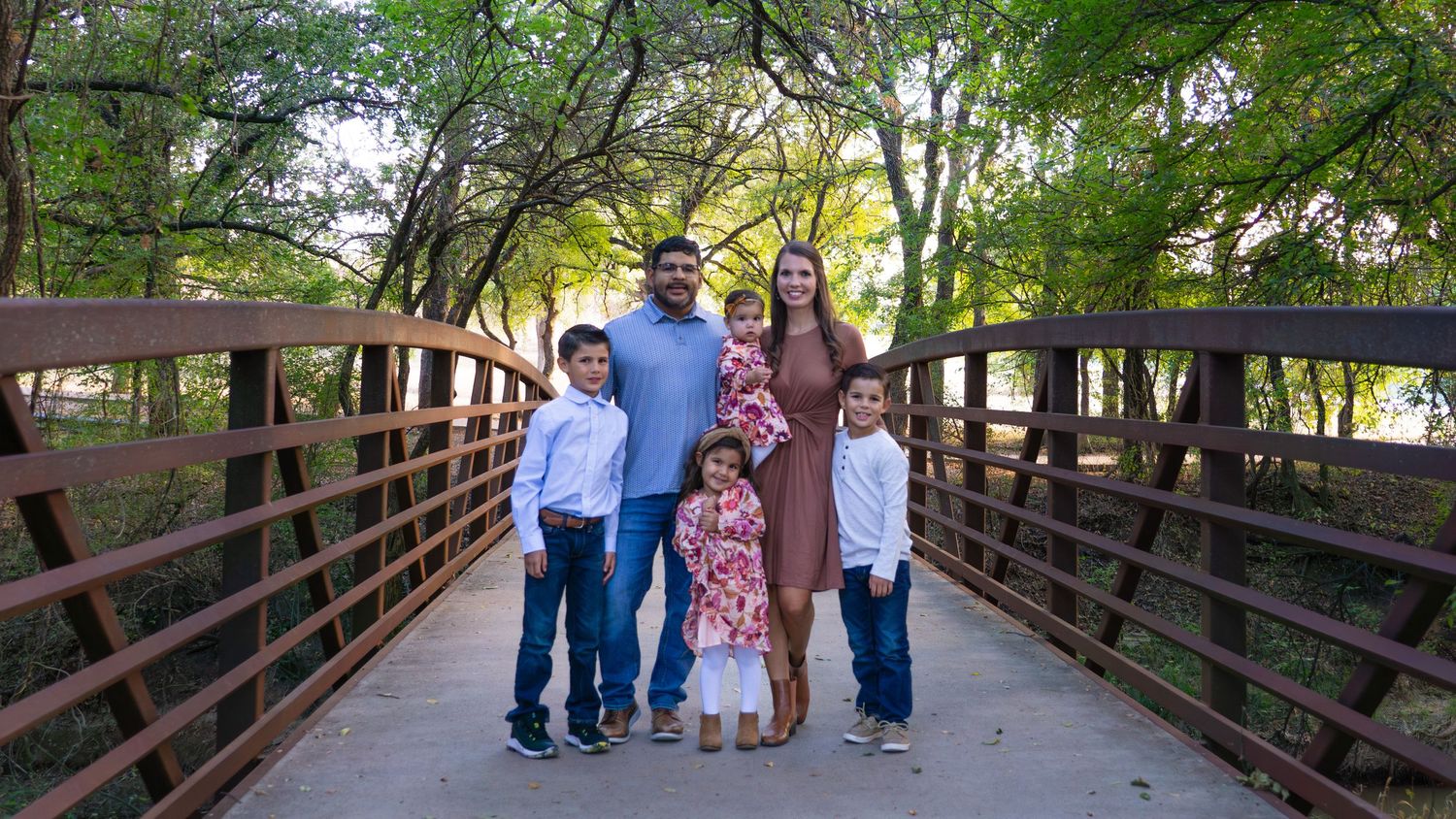 fall matching dresses mom daughters bridge sunset golden hour family fall photos photographer