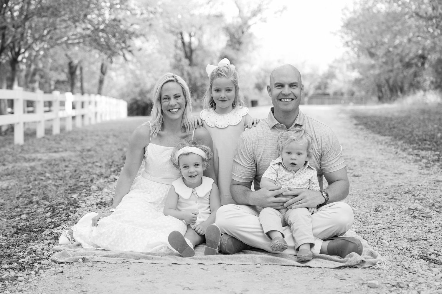 fall family photos Trophy Club Park Texas found kids posing fall leaves matching outfits Christmas cards outdoors family of 5 fun moments