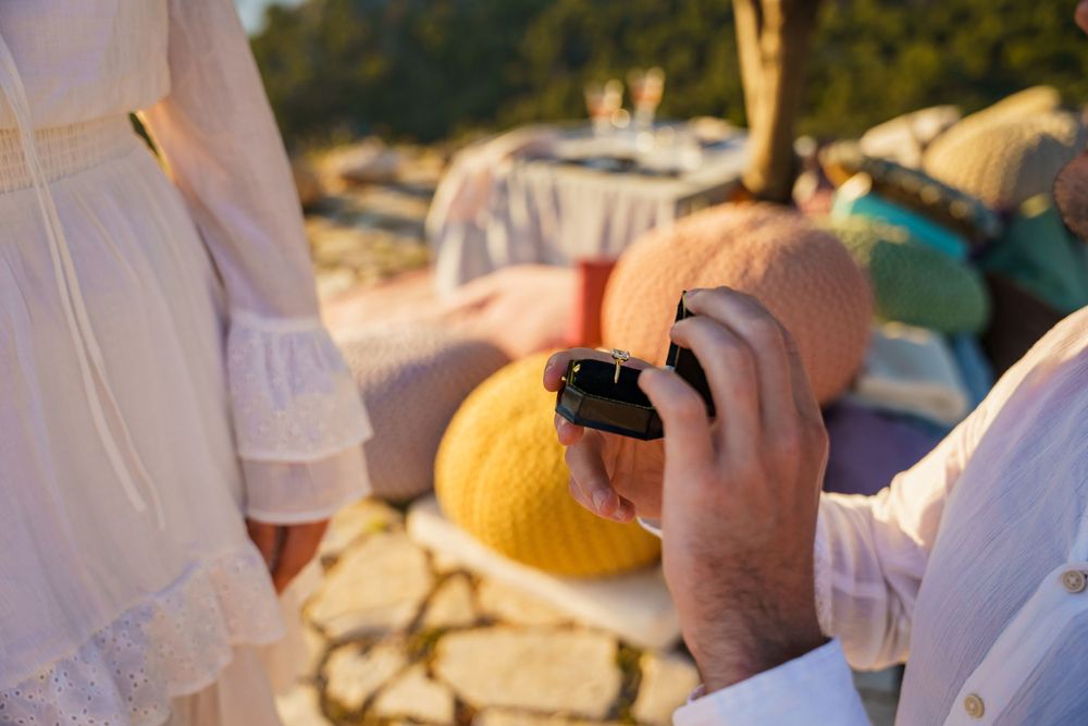 Hvar Proposal at private hidden location