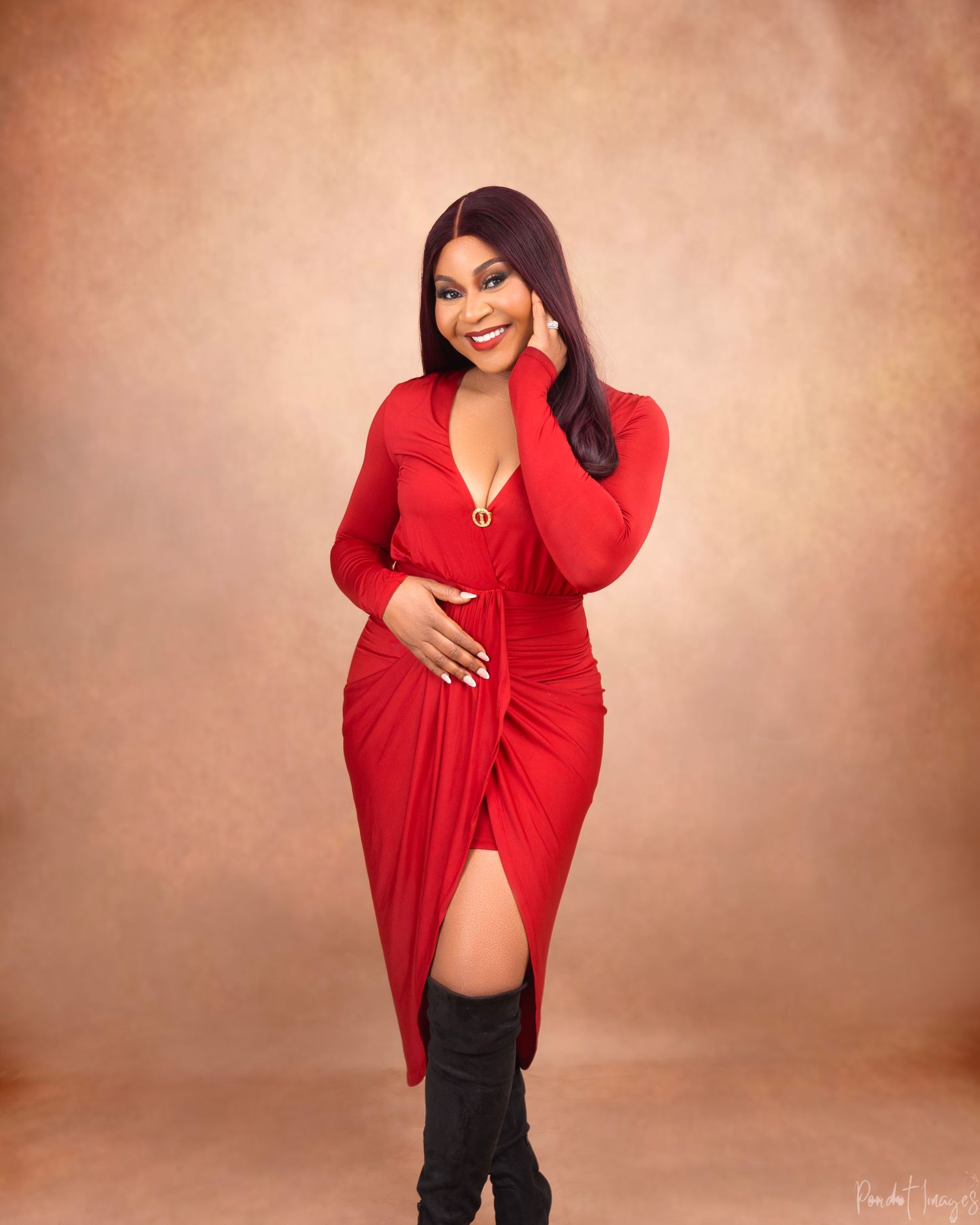 Lady in Red Photoshoot | Elegant & Bold Portraits