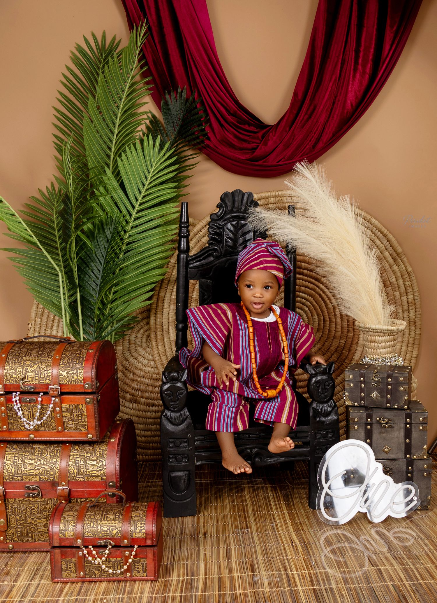 Traditional African 1-Year-Old Photoshoot | African Kids Photography