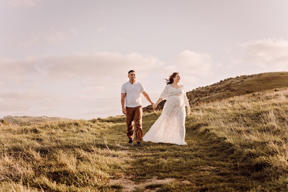 Outdoor couples maternity Wellington