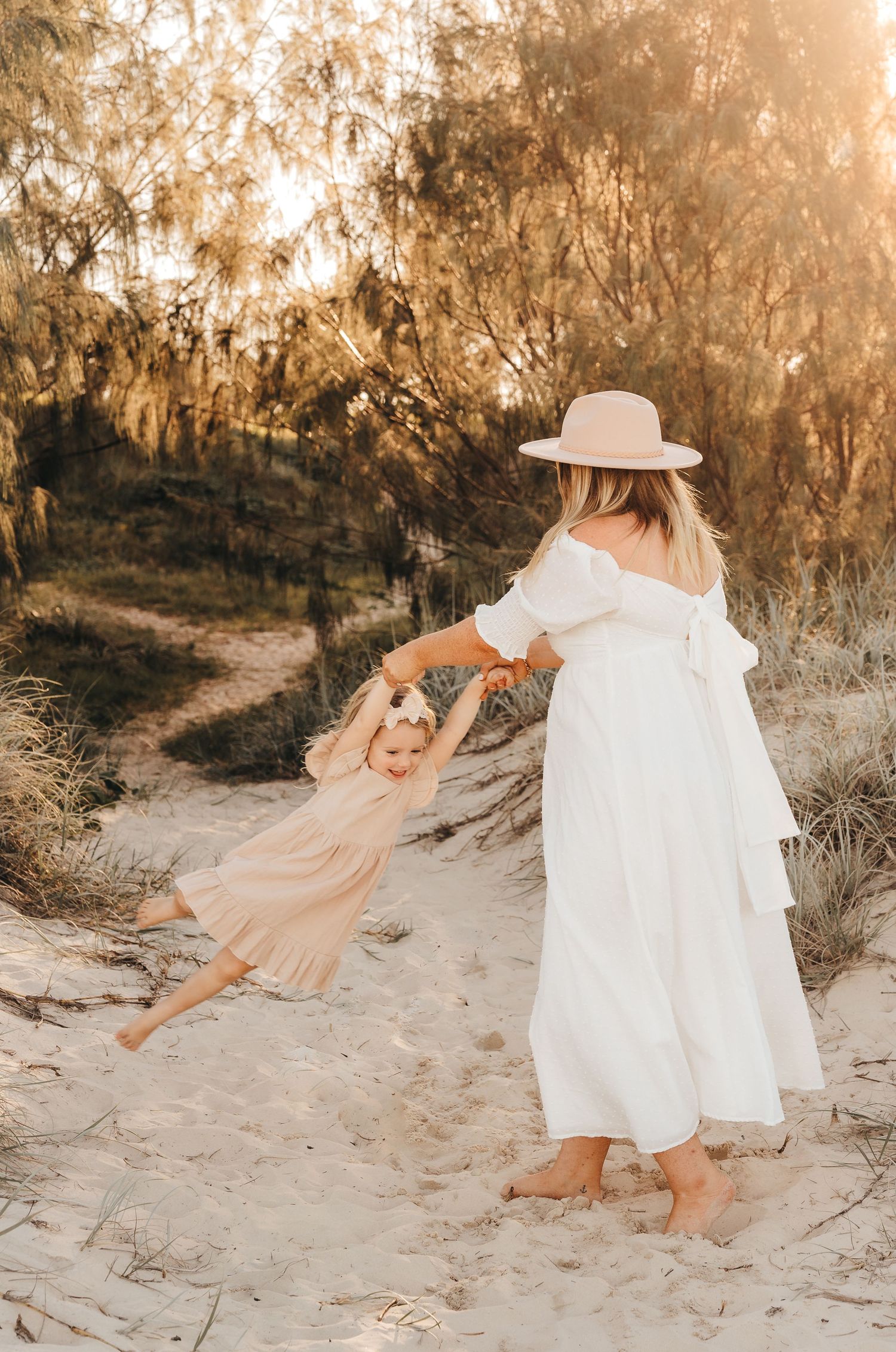 Feeling the love with this family beach session at Rainbow Beach, Queensland with Nicole Bailey Photography