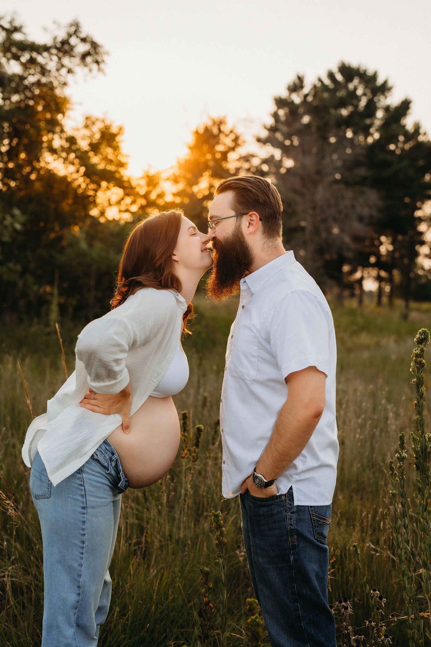 couples maternity photo