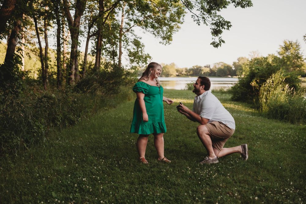 engagement photo, couple photo, by the water