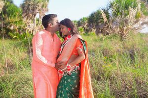 Elegant Indian Maternity Portrait in Nature | Vibrant Outdoor Pregnancy Photoshoot