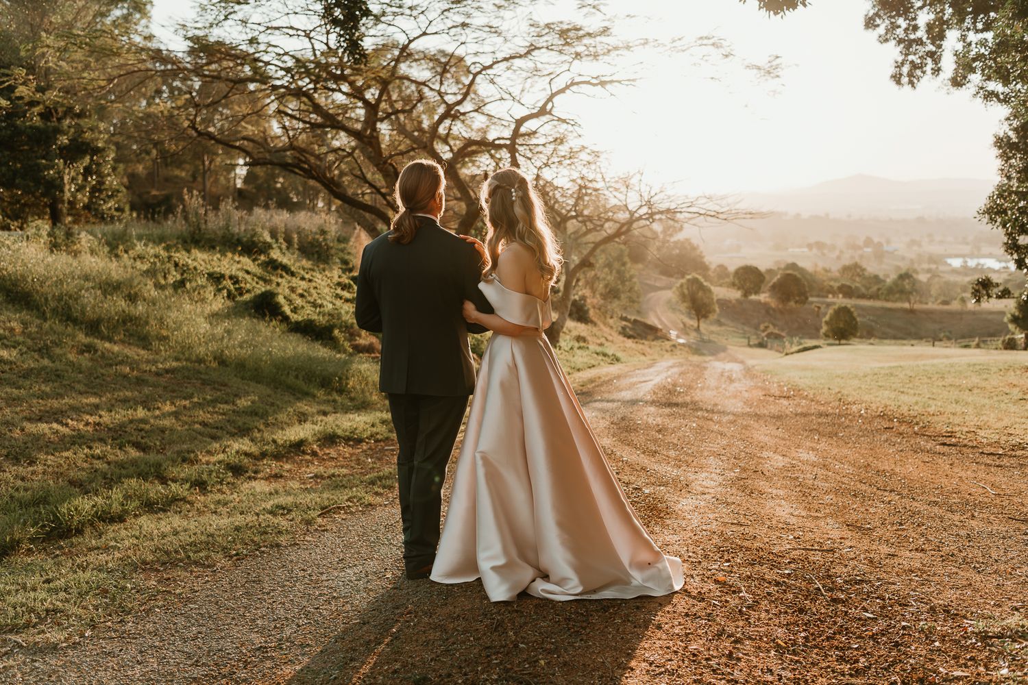 wedding Portraits, sunset, golden hour, Alsace Polo