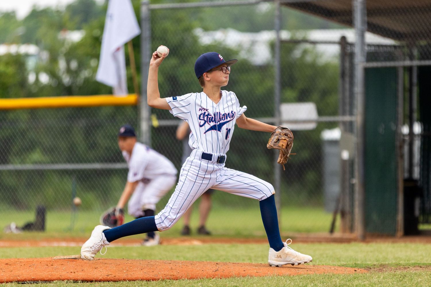 Drew Arnold Photography Youth baseball pitching action photo