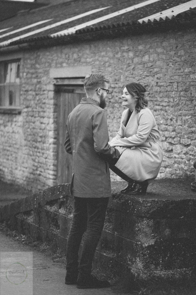 Wedding pre shoot portrait of bride and groom to be