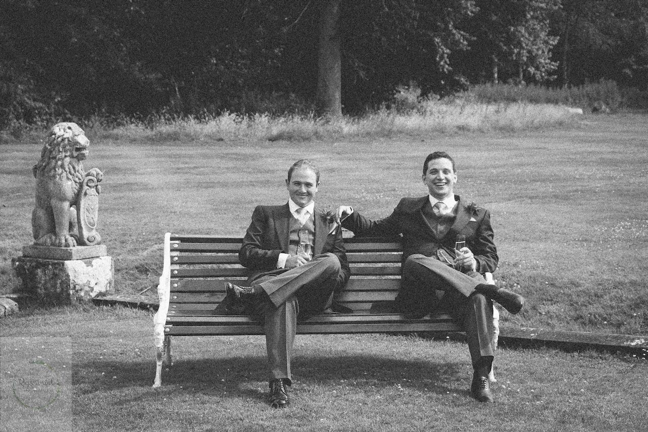 Guests enjoying the wedding reception captured in candid style.
